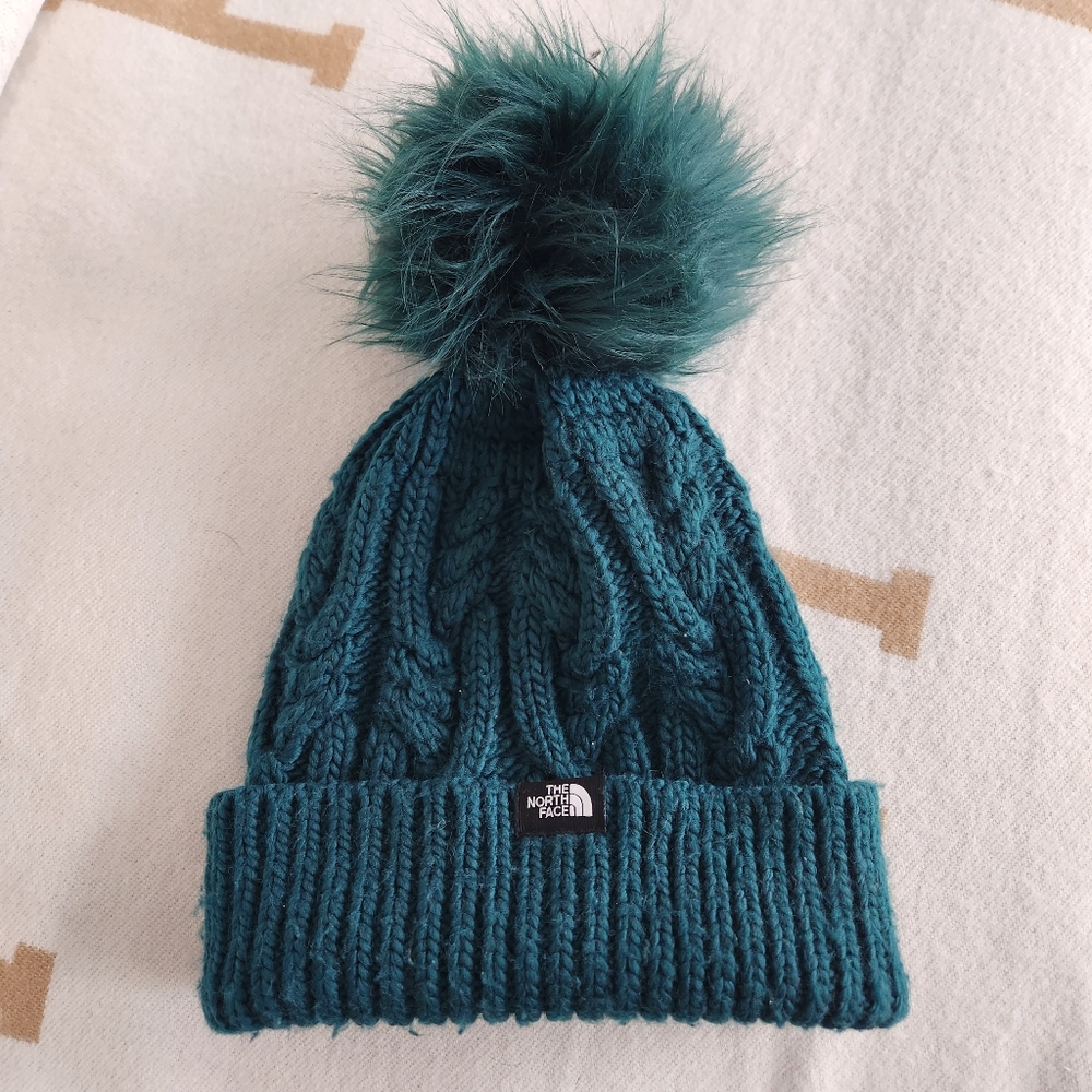 The North Face Ponderosa Green Knit Hat
